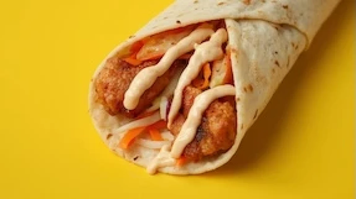 Korean Chicken Wrap