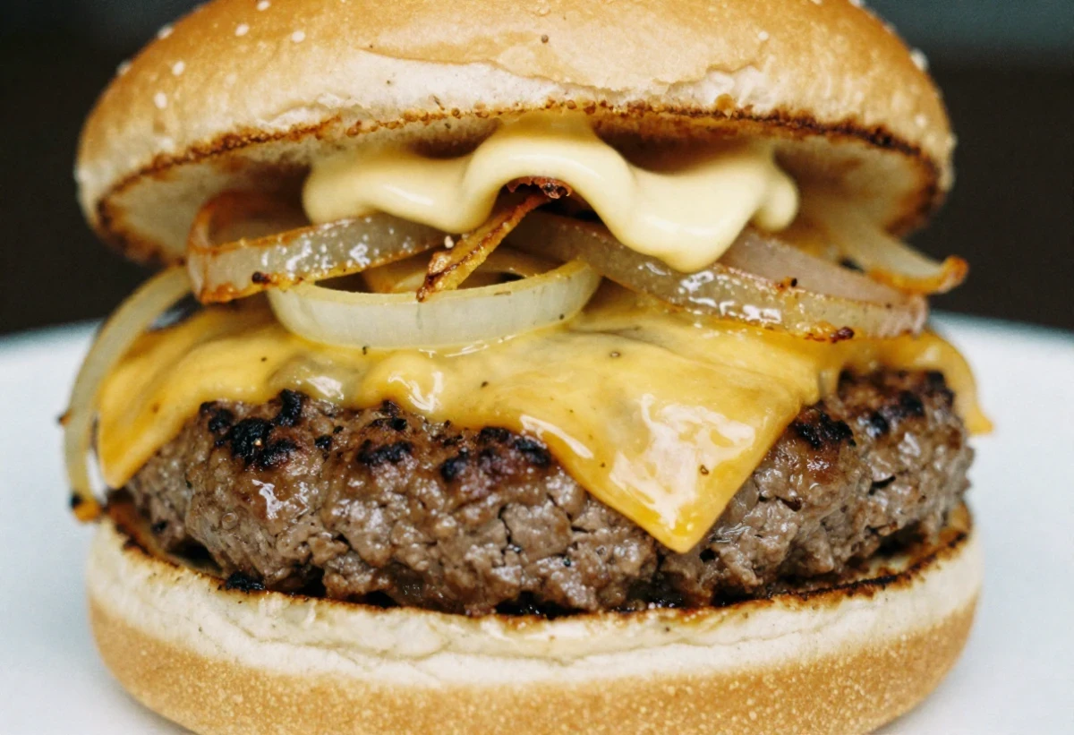 Confit Garlic Cheeseburger