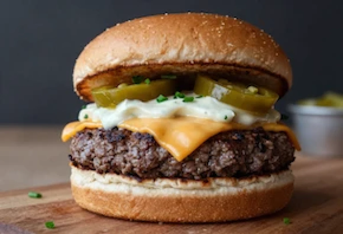 Garlic Chilli Cheeseburger